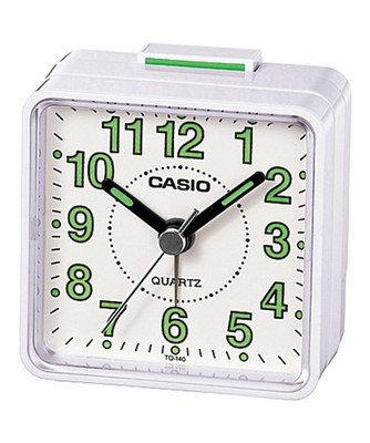Alarm Clock CASIO TQ-140-7EF White