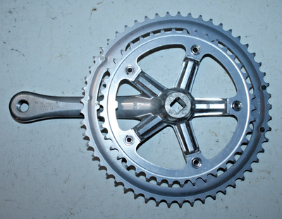 Shimano RX100 Double Drive-Side Crank-Arm Silver 175mm 53/42T