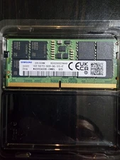 Samsung 16GB DDR5 5600 MHz PC5-44800 SODIMM Laptop Memory RAM (M425R2GA3EB0-CWM)