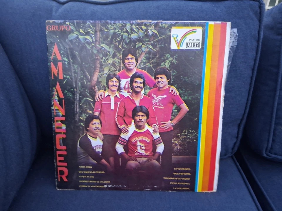 Grupo Amanecer Viva Spanish Latin Mexican Import Vinyl Record LP  - Image 2 of 4