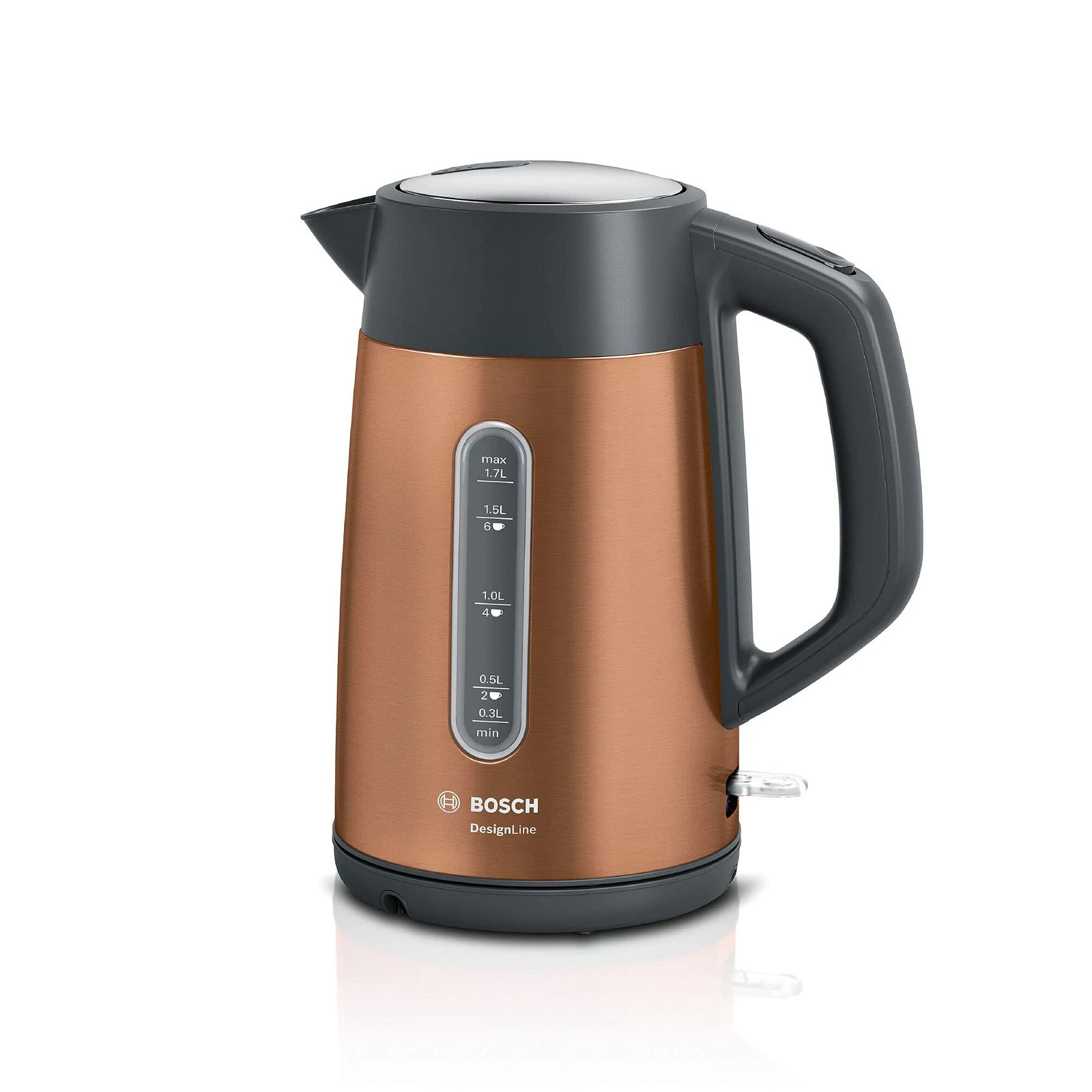 Bosch DesignLine Plus TWK4P439GB Stainless Steel Cordless Kettle,1.7 Litres,3000
Opens in a new wind