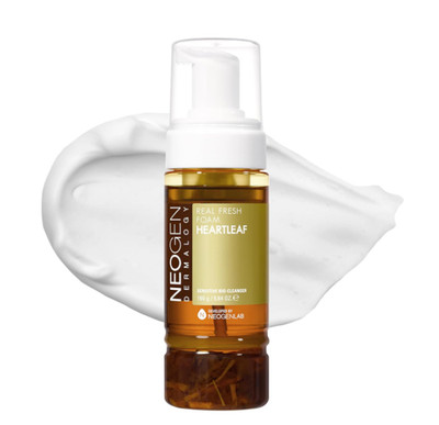 DERMALOGY by NEOGENLAB NEOGEN Real Fresh Cleansing Foam, Heartleaf 5.64 oz (160g