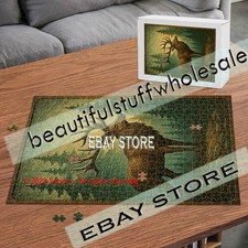 500 piece jigsaw puzzle Wildlife Cabin nature
