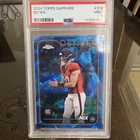 2024 Topps Chrome Sapphire Bo Nix RC Rookie #206 Broncos PSA 9 MINT!