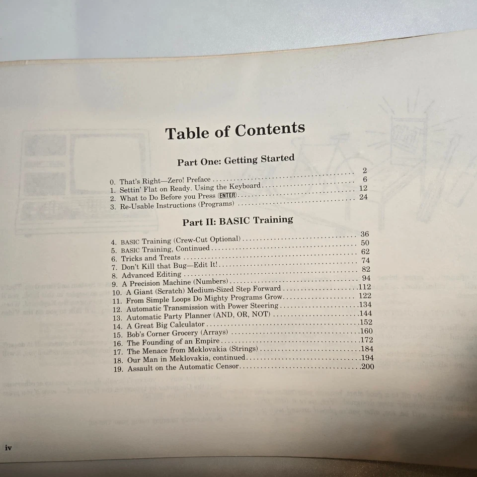 Vintage 1981 Tandy Getting Started with TRS-80 BASIC for the Model III Ex-Lib - Image 4 of 4