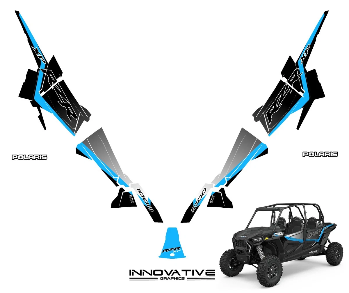 UTV グラフィック デカール ステッカー Polaris RZR 1000 XP 4ドア 13