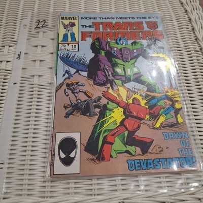 Marvel Comics The Transformers 10 Nov 1985 Dawn of the Devastator G1 Vtg Comic