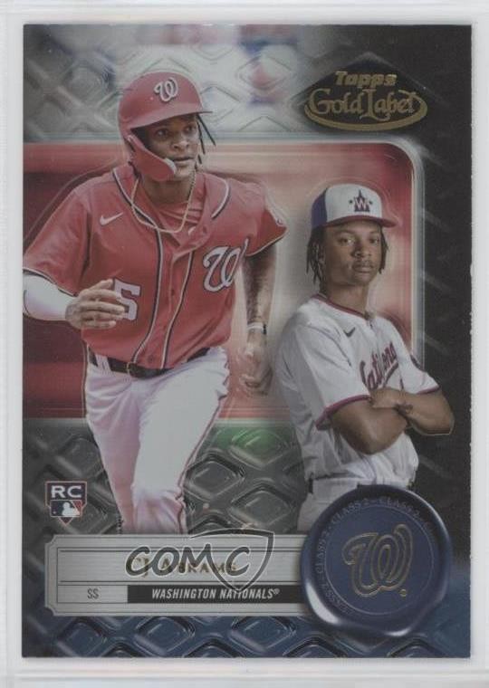 2022 Topps Gold Label Class 2 Black CJ Abrams #38 Rookie RC 0qc1