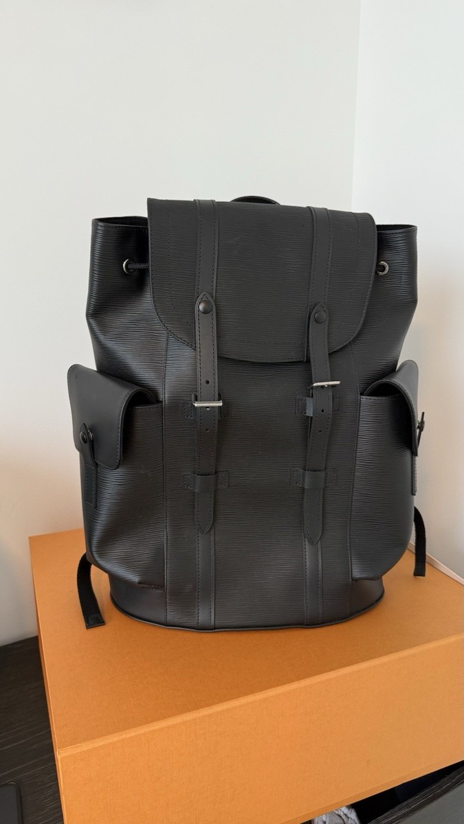 Louis Vuitton Christopher Backpack Epi Leather PM in Black Brand New  Authentic | eBay