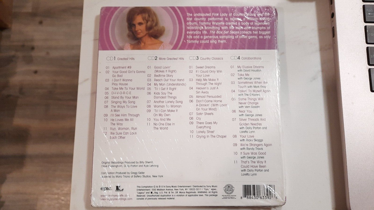 米4discs CD Tammy Wynette Box Set Series 88843063392 Epic 紙ジャケ /00135 4 CD Set Tammy Wynette The Box Set Series 2014 Epic for sale