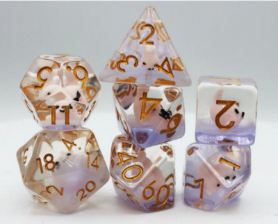 FBG2246 - Pink Seal RPG Dice Set (7) (Foam Brain Games)
