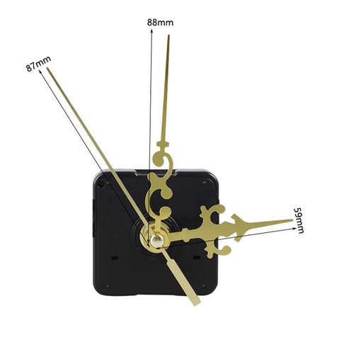 Quartz Wall Clock Metal Hands Movement Mechanism DIY Kits Replace Repair Parts - Picture 4 of 10