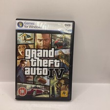 Grand Theft Auto IV PC DVD Game Windows GTA4 2 Discs No Manual