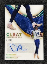 2020 Immaculate Cleat Impressions DK Metcalf Auto /25
