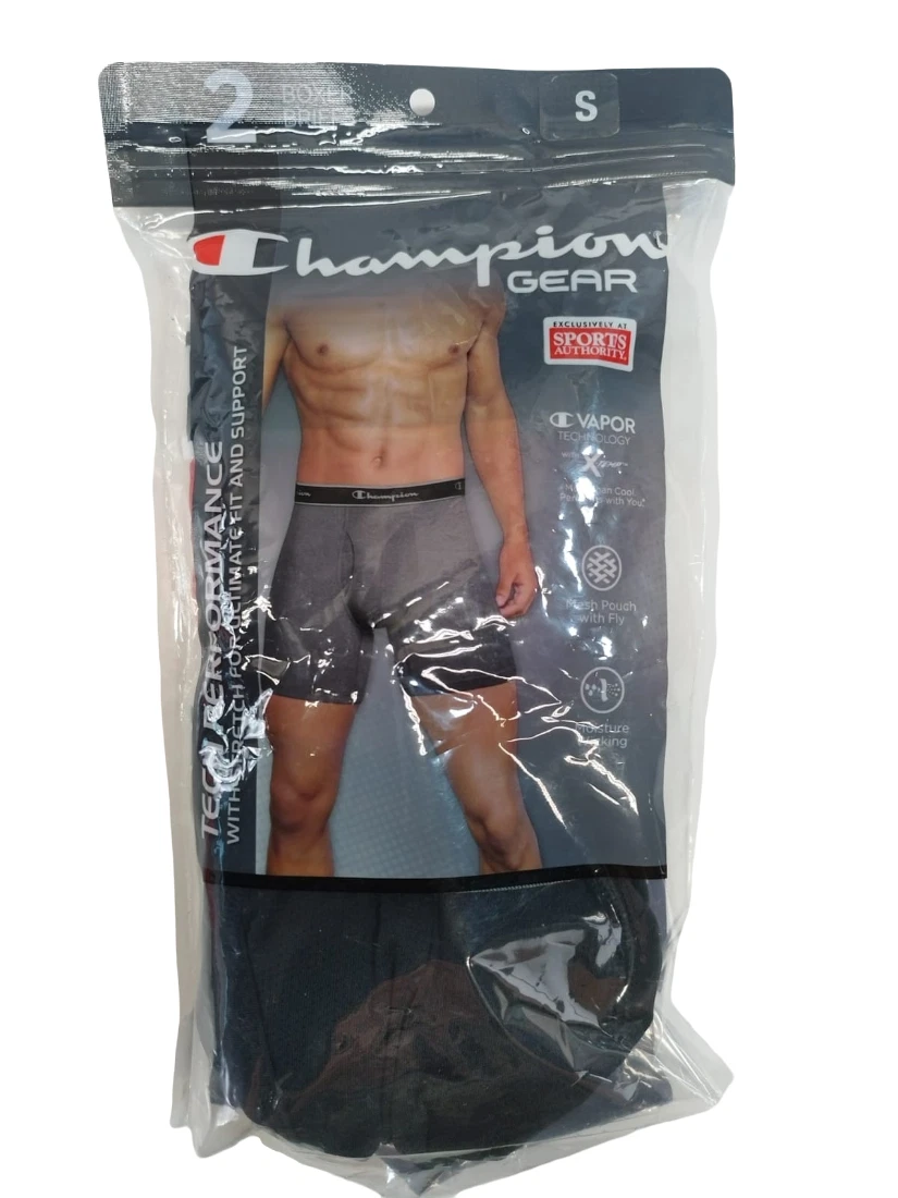Champion men's tech deals performance long boxer brief