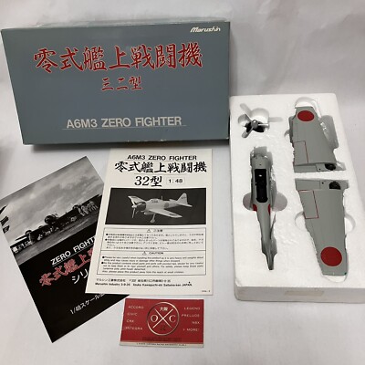 Marushin A6M3 Model 32 Zero Fighter 1:48 2nd Kokutai Rare Hamp