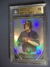 DAVID DAHL 2013 Bowman Platinum Prospects #BPP20 BGS PRISTINE 10 Rockies