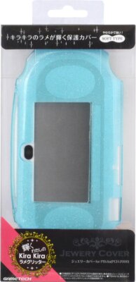 Game Tech Psvita Pch-2000 Protective Cover Jewelry Cover Soft Type Blue Glitte