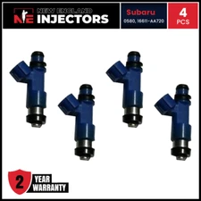 Reman Denso Subaru WRX STI Fuel Injector Top Feed Set Blue 565cc Injectors 07-14