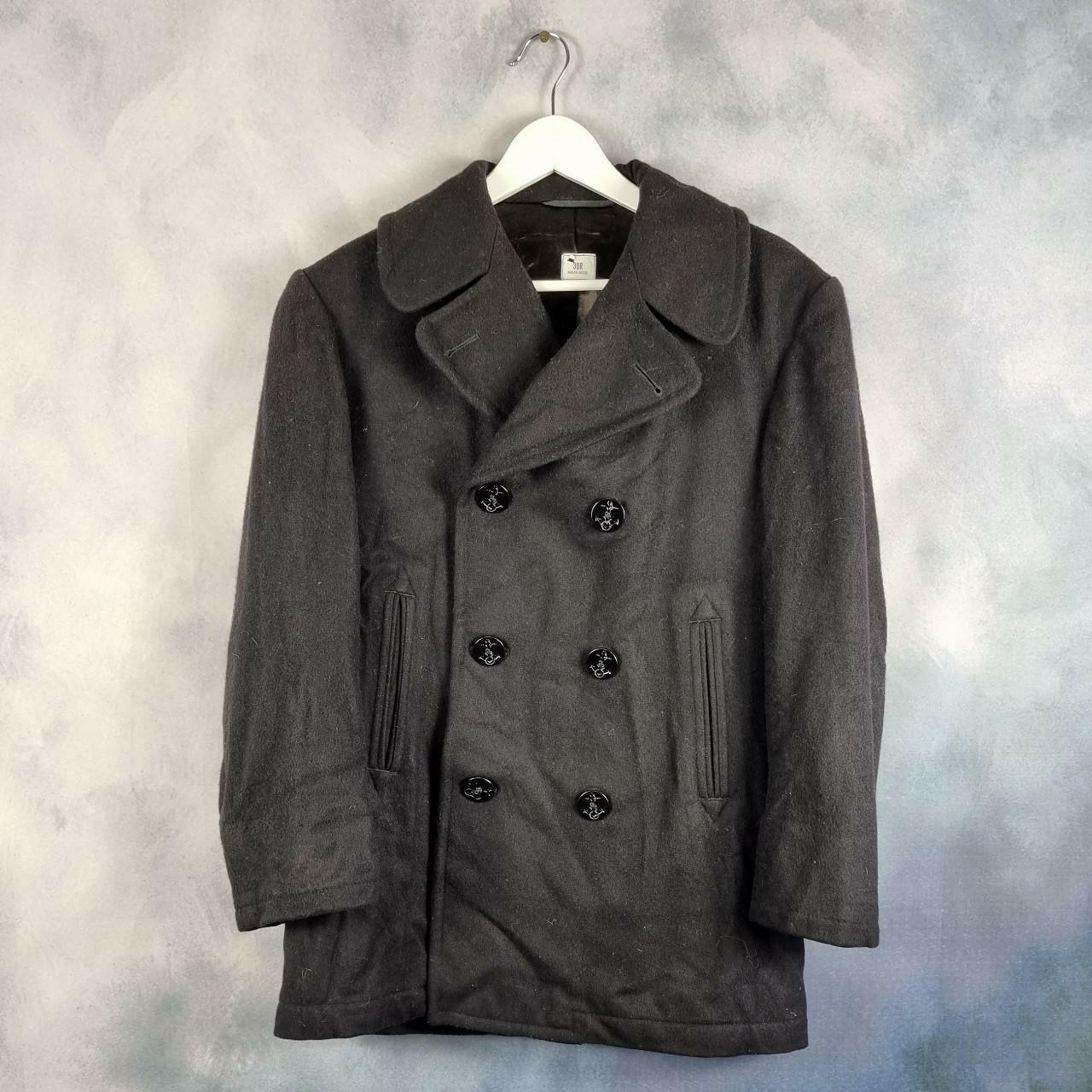 VTG 1987 US Navy enlisted Mariner Reefer pea coat jac… Gem
