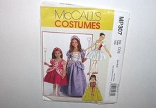 NEW McCall's MP307 Snow White Princess Dress Pattern Size 3-6 Story Book Costume
