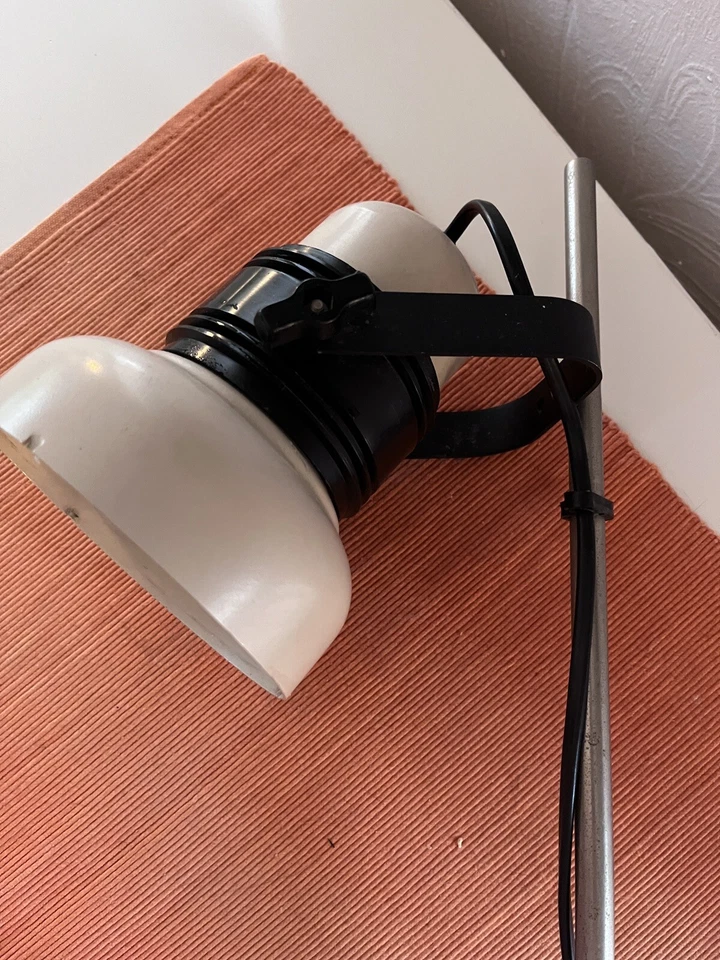 🌟 alte  DDR ? Ungarn Schreibtischlampe Metall 60er/70er  schwenkbar Elektrofém - Bild 2 von 4