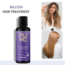 Lavender Brazilian Keratin Strongly Frizz Hair Treatment Smoothing Straightening