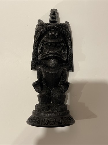 Vintage Cocojoe's Hawaii "Winner Tiki" Genuine Lava Tiki - Picture 16 of 21