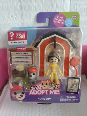 ADOPT ME! NURSERY Figure Playset w VIRTUAL ITEM CODE & Task Board 2024 NEW
