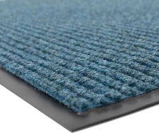 Notrax 109 Brush Step Carpeted Entrance Mat for Home/Office 3'X5' Blue NEW