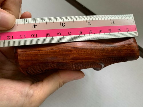 Nueva empuñadura para S&W, empuñaduras cuadradas a tope de marco K/L, madera dura a cuadros; Ksq06 - Imagen 3 de 9