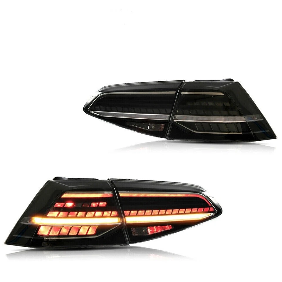 Luz trasera LED ahumada 4 piezas para VW Golf MK7 GTI hatchback 2013-2019 Foto 2 de 4
