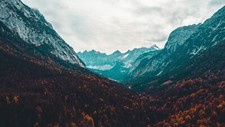 Landscape nature mountains Custom Gaming Mat Desk