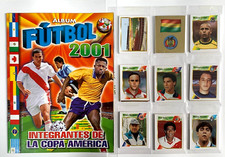 ÁLBUM COPA AMÉRICA COLOMBIA 2001 Navarrete + Juego Completo 211/211 PERÚ Ronaldinho RC