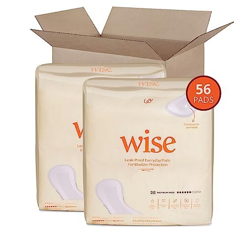 Incontinence Pads for Women Maximum Absorbency, Bladder Leakage & Odor
