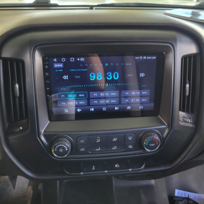 Android&Fit for Apple Carplay Radio for Chevy Silverado GMC Sierra 2014-2018