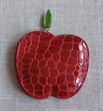 Portamonete, portachiavi Bottega Verde. Forma mela. Rosso