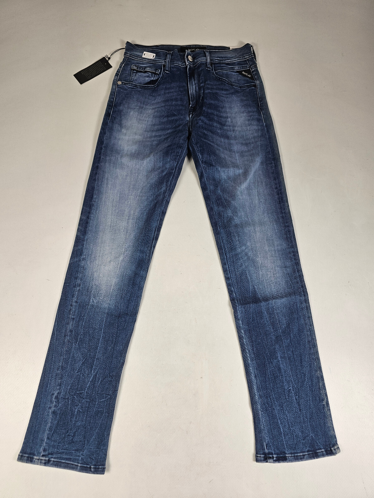 Replay MA972Z Grover Straight Fit Stretch Jeans Hose Gr 28/30