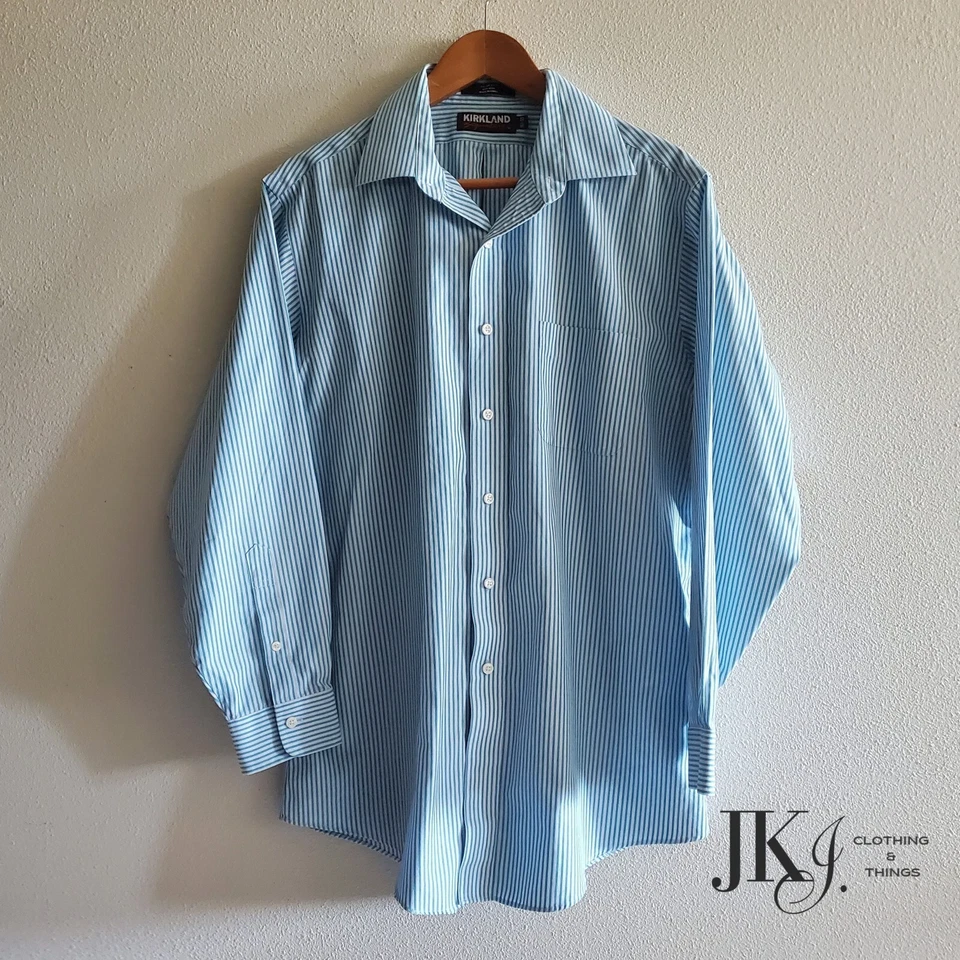 KIRKLAND Signature Men's Button-down Dressy Shirt - Image 3 of 4
