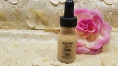 NYX-PROFESSIONAL MAKEUP-TOTAL CONTROL PRO-DROP FOUNDATION-0.43 OZ.-NO SHADE!