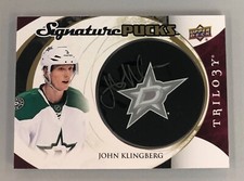 John Klingberg 2015-16 Trilogy Signature Pucks SP-JK