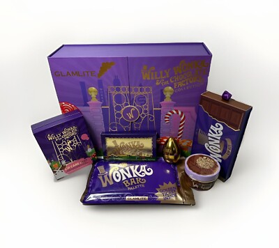 Glamlite Willy Wonka the Chocolate Factory Full Collection Gift Set + PR Box LE