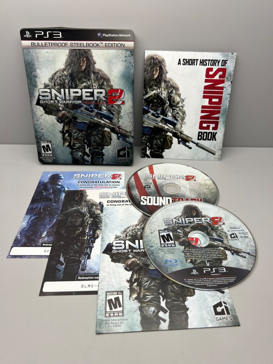 U.S. 版　Sniper: Ghost Warrior　2本セット　まとめ売り Sniper 2 Ghost Warrior Bulletproof Steel Book Edition PS3 | eBay