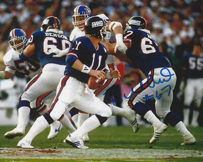 Billy Ard Signed Autographed 8x10 Photo - NFL NY Giants SBC Packers - w ...