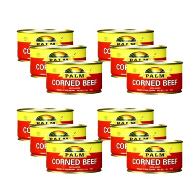 Palm Corned Beef with Juices 11.5 oz ( Pack of 12 ) ~ Exp 05/07/2028