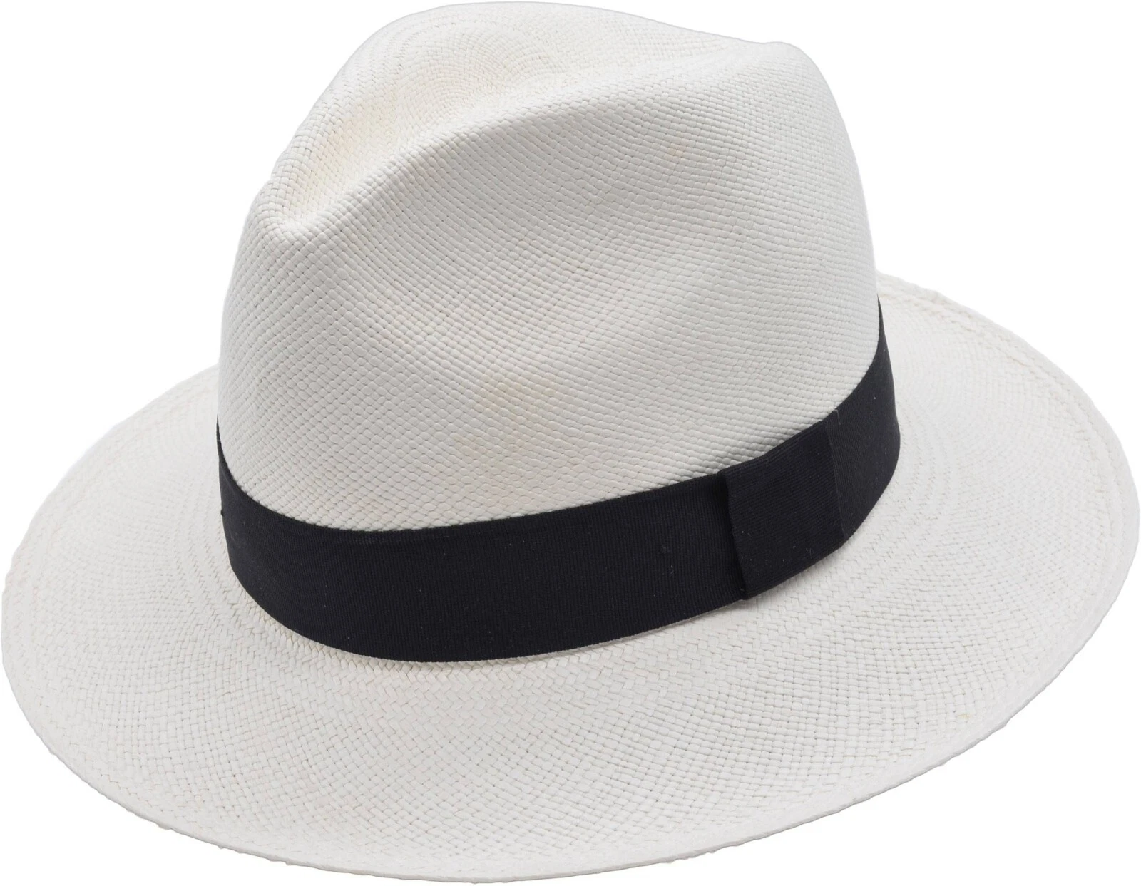 Panama Hat for Men – Handmade Natural Straw Sun Hat, Lightweight Summer Fedora