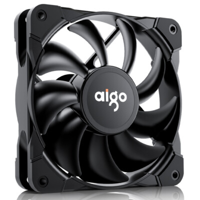 Aigo T3 PC Cooling Computer Case Fan 120x120x25mm 3-Pack Large Air Volume Output