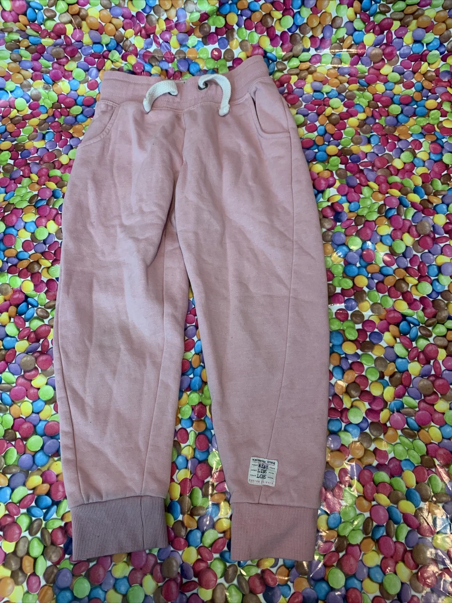 girls Next Kids Age 6 Years Pink Blush Casual Herder Sweat Pants Jogging Yrouser