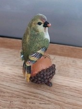 Shudehill Giftware Sparrow Garden Bird On Acorn Handpainted Figurine 8cm Tall 