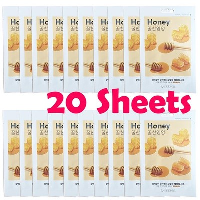 Missha Airy Fit Sheet Mask (Honey / 20 sheets)